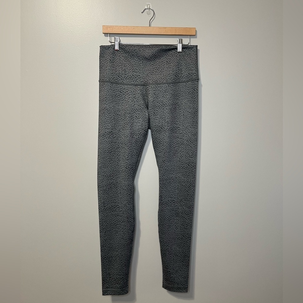Lululemon Wunder Under Pant Full-On Luon Roll Down Dottie Dash - Picture 7 of 12